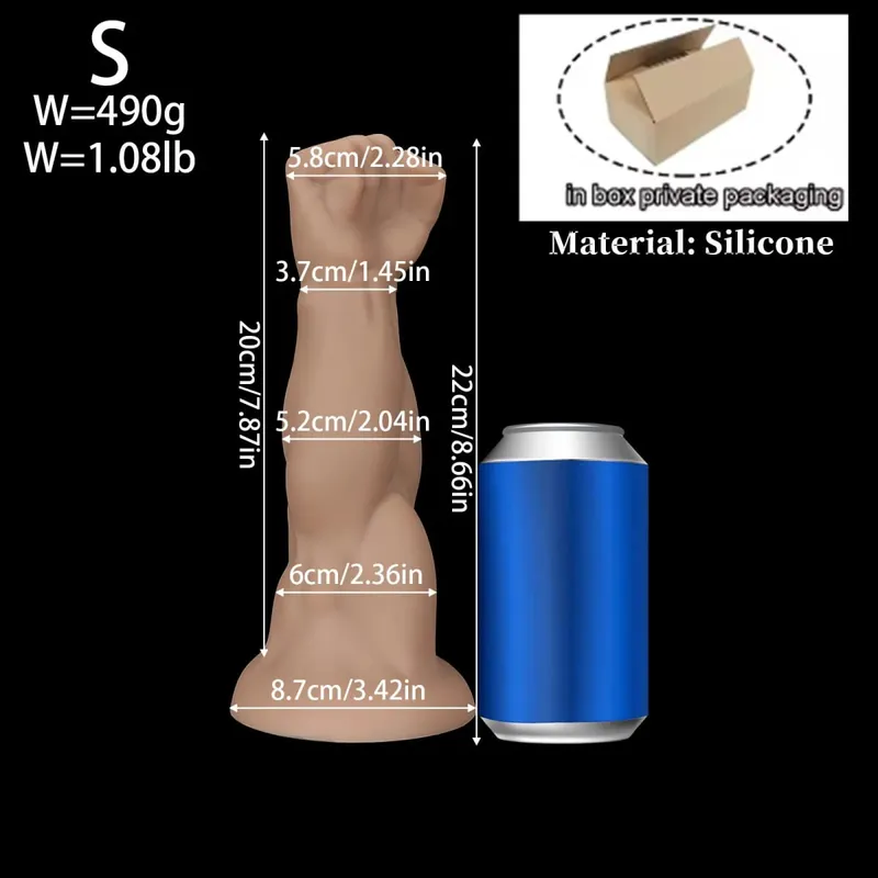 Huge Fist Hand Anal Plug Arm Dildo Vaginal Butt Dilator Deep Stimulator Anus Expander Big Dildo Masturbator Adult Anal Sex Toys — image 8