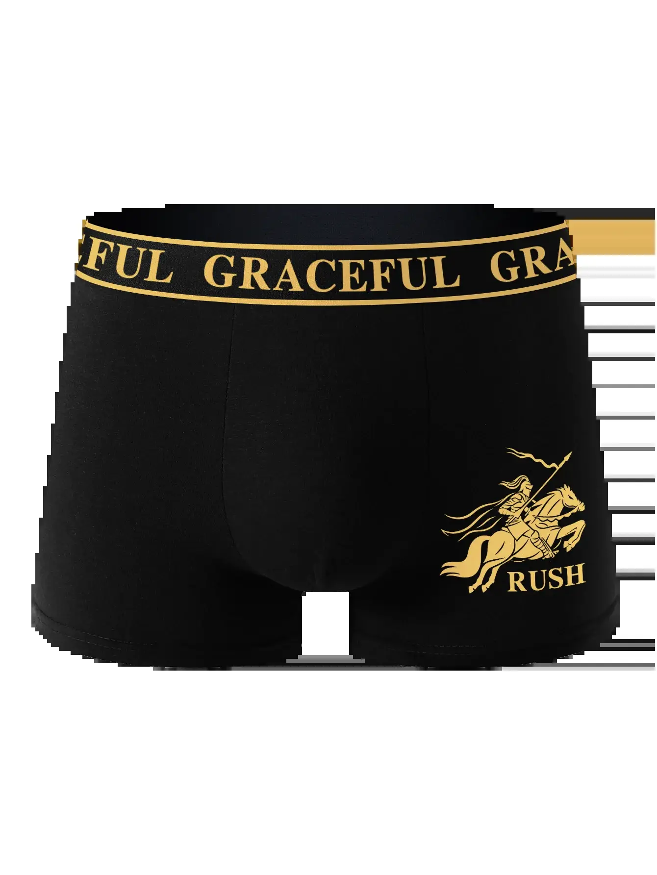 Intimo da uomo 4 pezzi Morbido e traspirante Boxer da uomo confortevole Pantaloni da uomo sportivi di alta qualità neri di fascia alta — image 1
