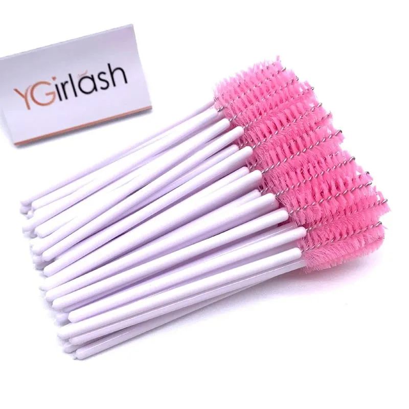 YGirlash 50Pcs Lash Swans Aplikator Bulu Mata Kristal Pemegang Berlian Pakai Nilon Tongkat Maskara Berus Alat Kosmetik — image 27