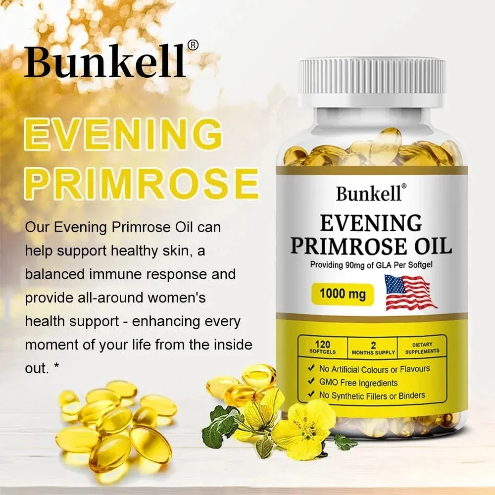 Evening Primrose Oil - Anti-oxidation Bone Strengthening Immunity Enhancement Endocrine Health Improvement — image 2