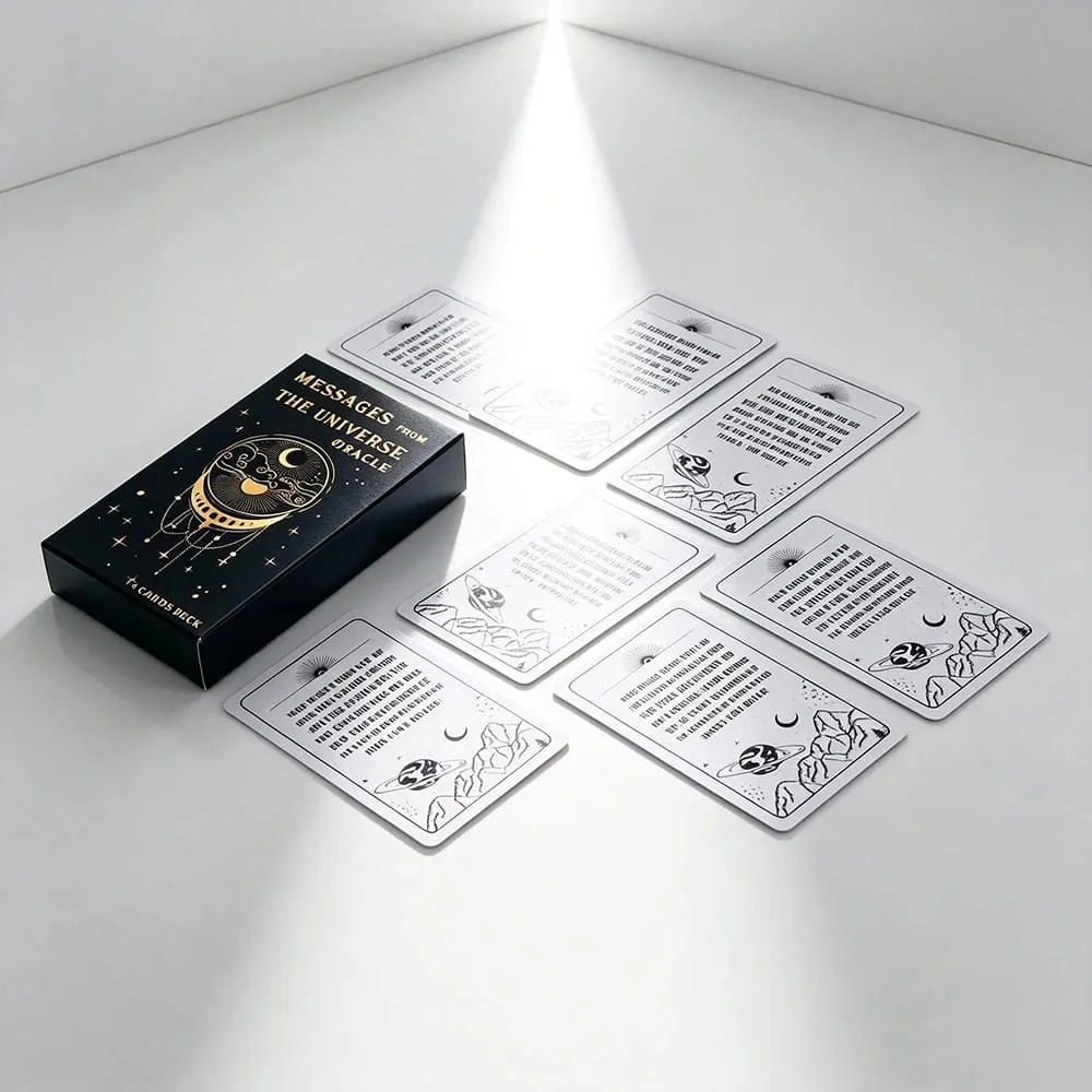 Nachrichten aus dem Universum, Orakelkarten, 54 englische Version, Weissagung, spirituelle Führung und tägliche Inspirationskarten für Anfänger — image 3