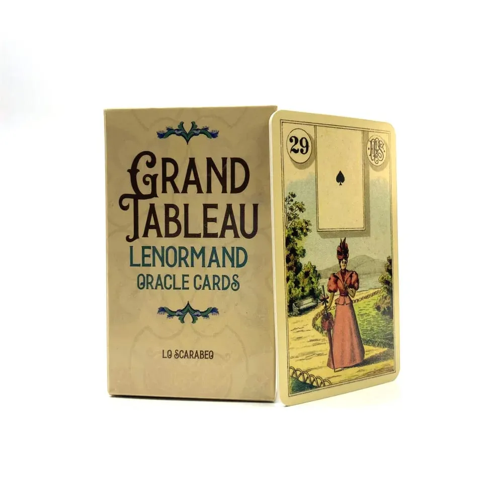 Grand Tableau Lenormand Oracle สำรับเกม Borad สำรับการทำนายภาษาอังกฤษ 36 เกมพร้อมคู่มือกระดาษ — image 1