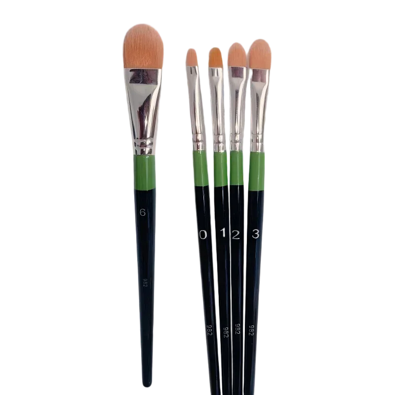 1/4/5pc Foundation Makeup brushes Maliit na Detalyadong Concealer Make up brush wood handle cosmetic tool