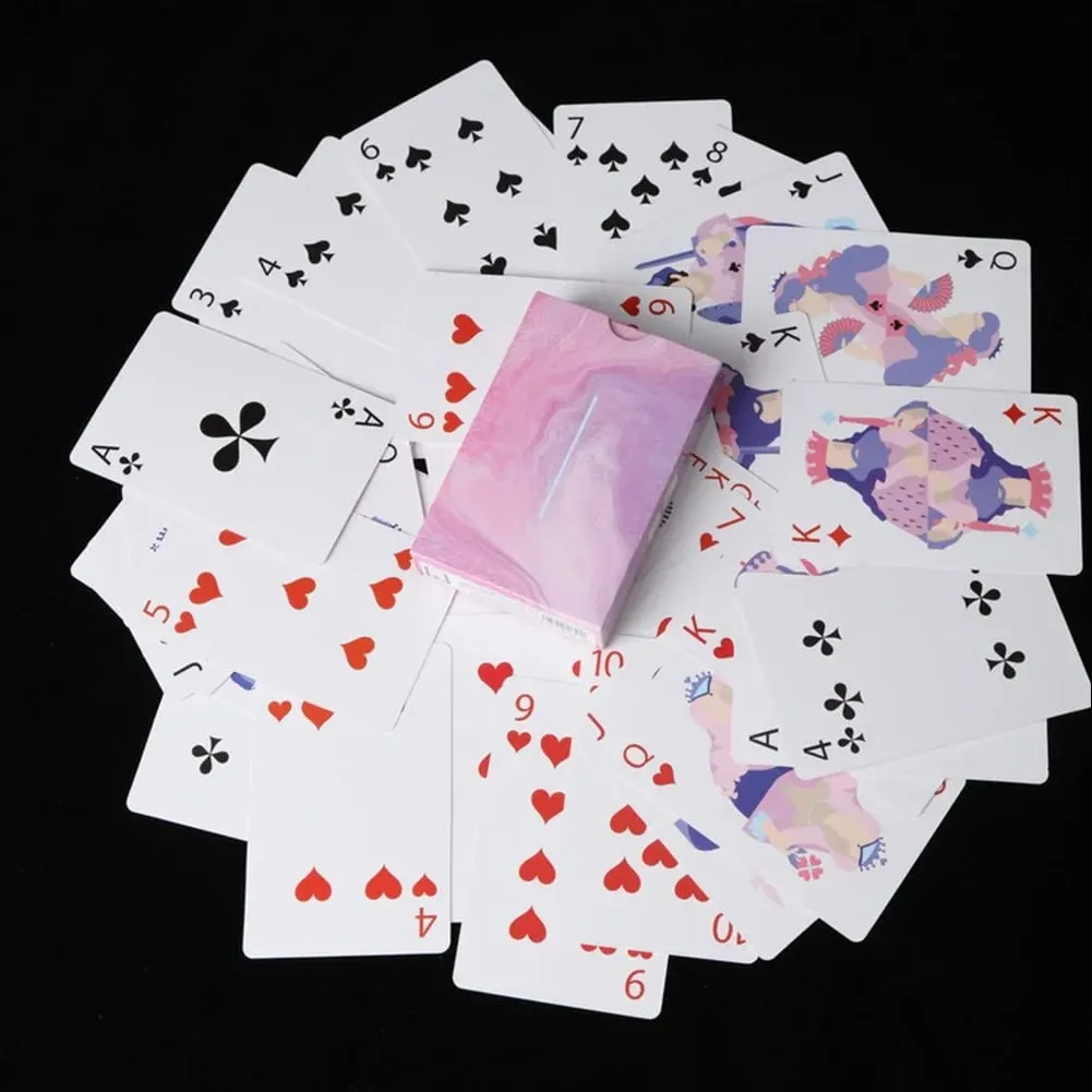 Creative Classic Poker Card Set Základní společenská hra pro setkání Stolní hry Slavnostní zábava Odolné a přenosné hrací karty — image 5