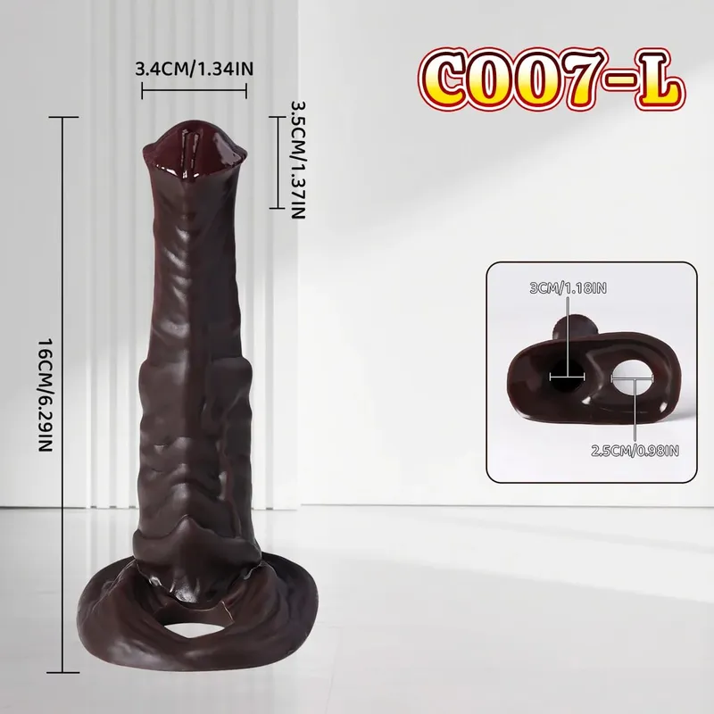 Wiederverwendbare Silikon Kondom Erweiterung Penis Sleeve Extender Enhancer Penis Schwänze Abdeckung Erwachsene Sex Spielzeug Für Männer Frauen Sexuelle Werkzeuge — image 9