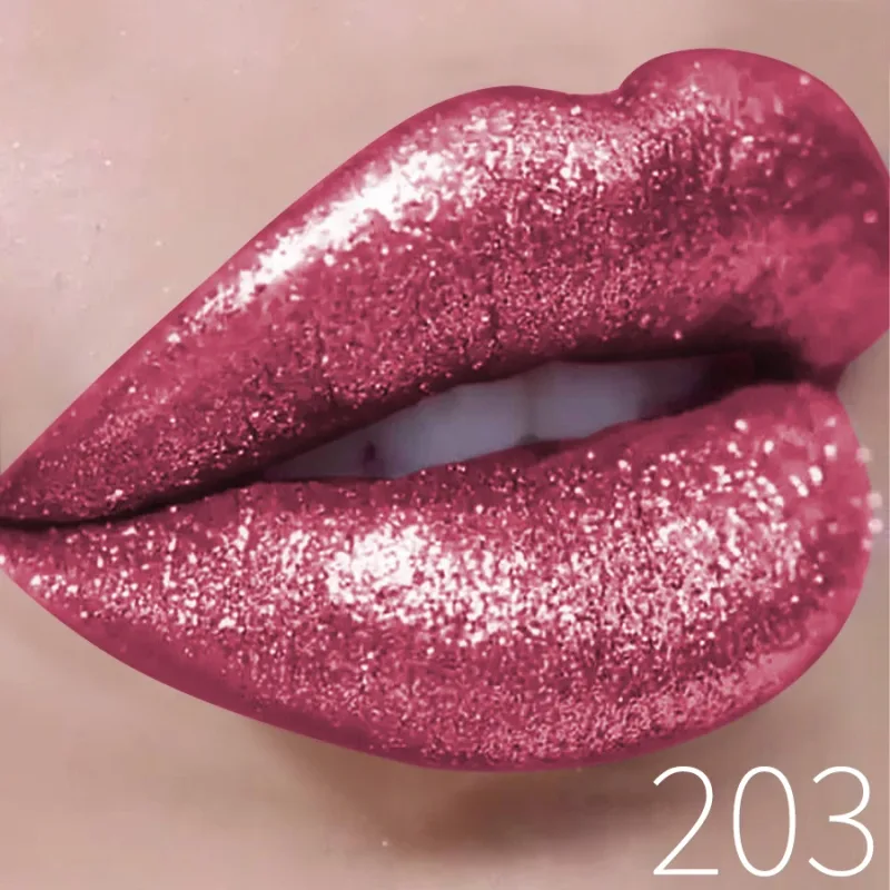 Rouge à lèvres liquide métallique imperméable, brillant à paillettes, longue durée, perle brillante, haute pigmentation, teinte, cadeaux de maquillage coréen, 1 pièce — image 10
