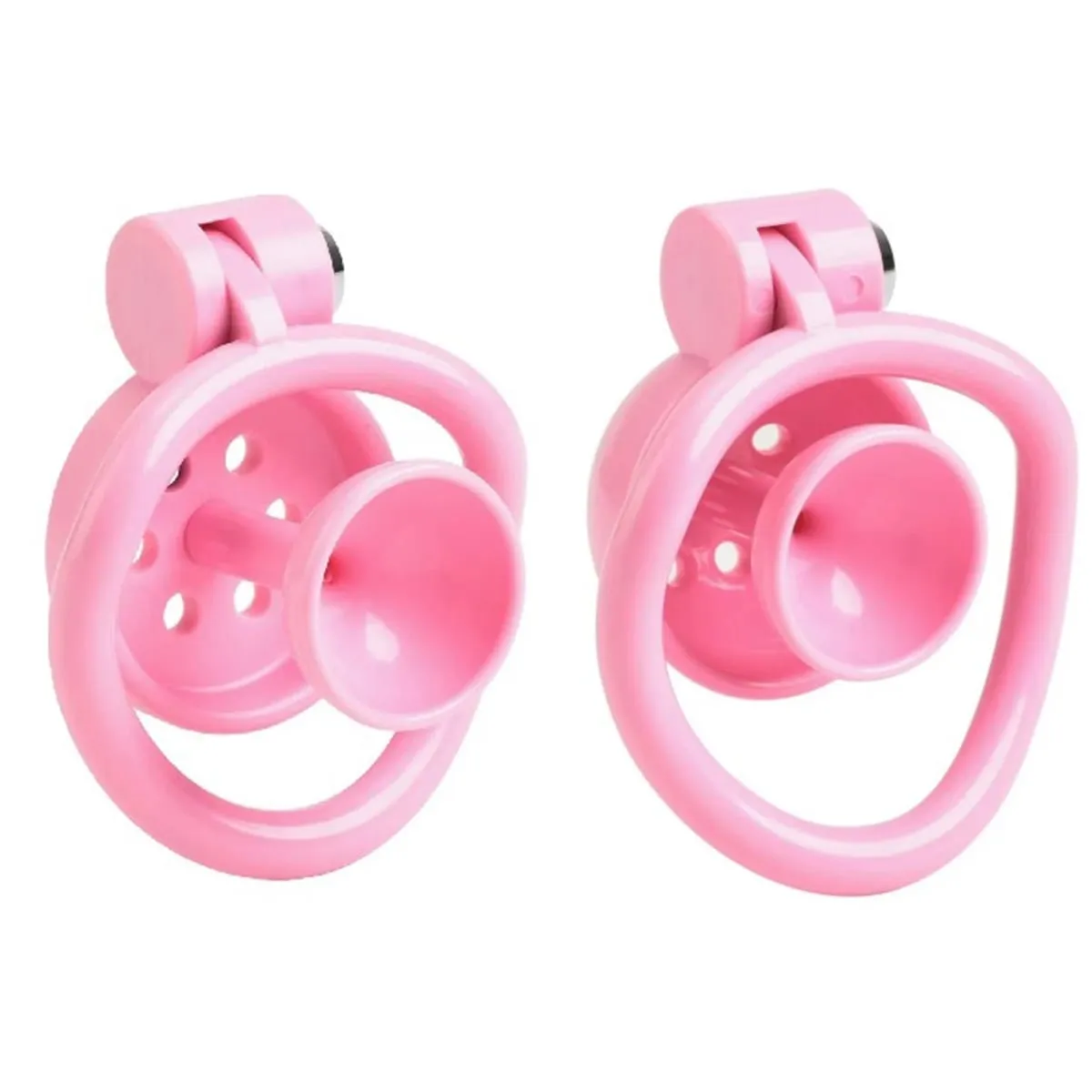 Set Steker Kandang Kesucian Penis Pria Kandang Kesucian Kecil 5 Cincin Ayam dengan 3 Sumbat Uretra Mainan Seks Pria Budak Perbudakan Penis — image 5