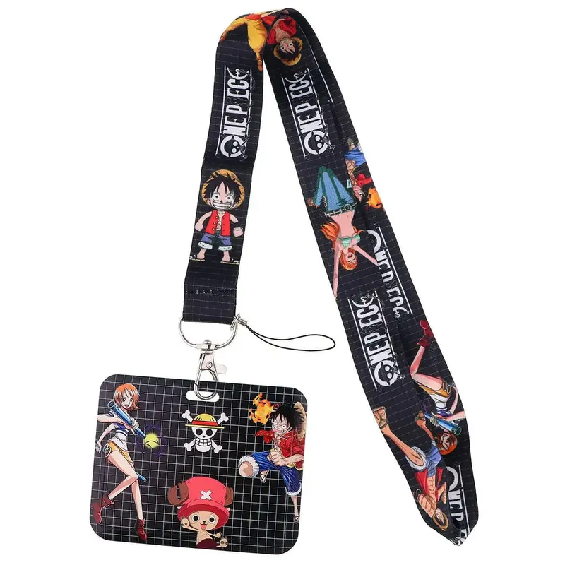 Pemegang Tauliah Rantai Kunci Lanyard Leher Untuk Pemegang Kad Kredit Pas Kad Akses Aksesori Anime Cosplay — image 9