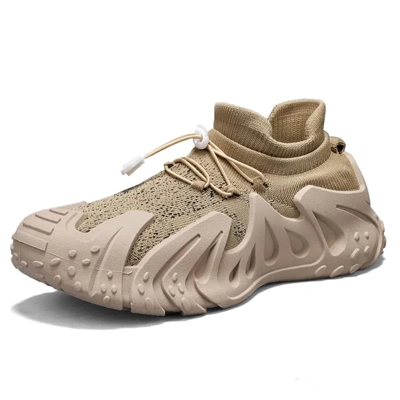 Baskets décontractées en maille pour hommes quatre saisons, respirantes, légères, à semelle souple, antidérapantes, confortables, chaussures de marche, de sport de plein air, de course — image 8