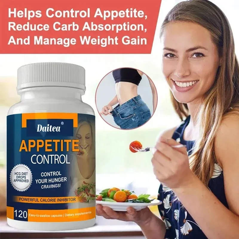 Daitea Appetite Control Capsules - Organic Vitamin C Metabolism Weight Management Powerful Calorie Suppressant — image 6