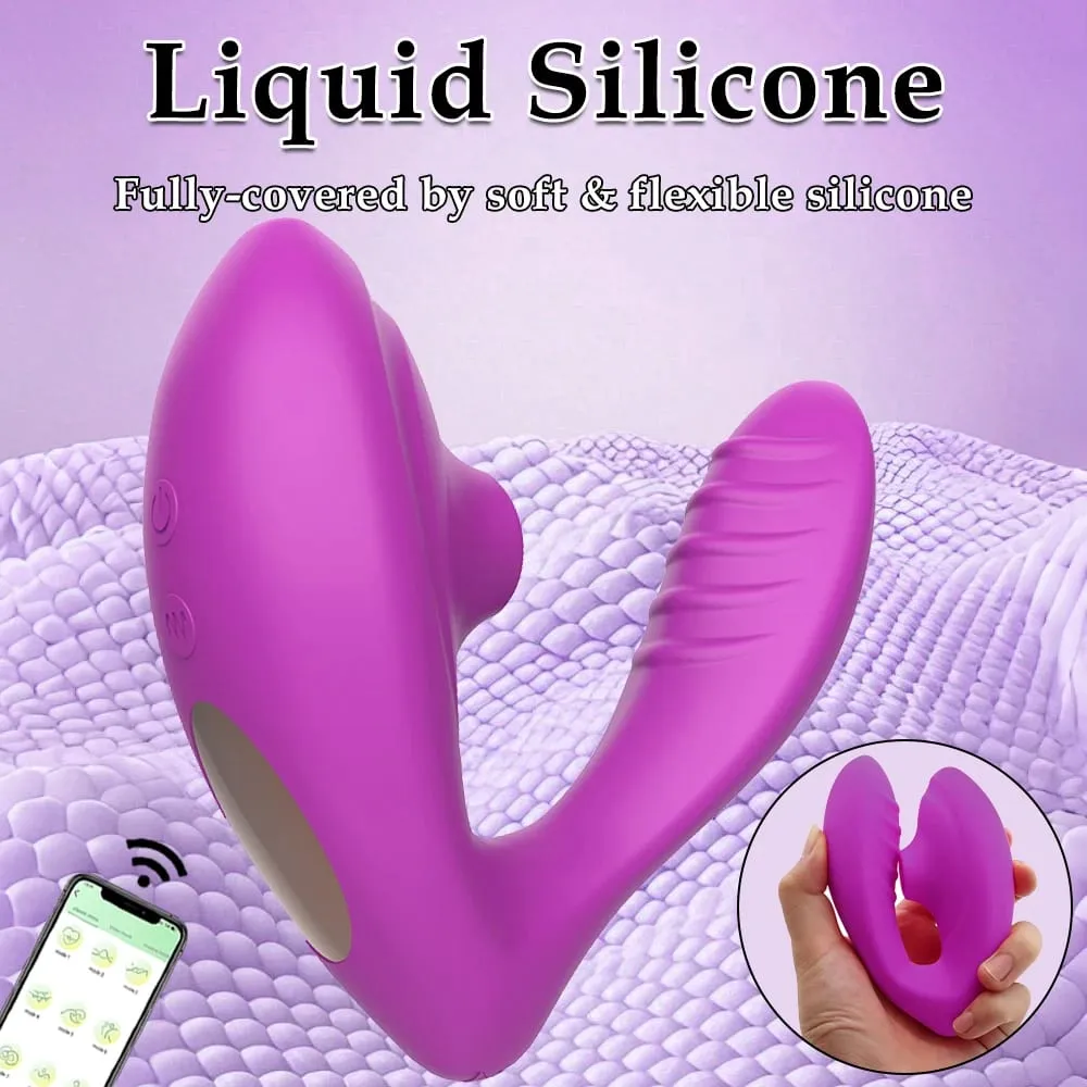 Succhiare la vagina vibratori indossabili vibratore capezzolo stimolatore del clitoride sesso orale ventosa clitoride giocattoli del sesso per la masturbazione della donna — image 6