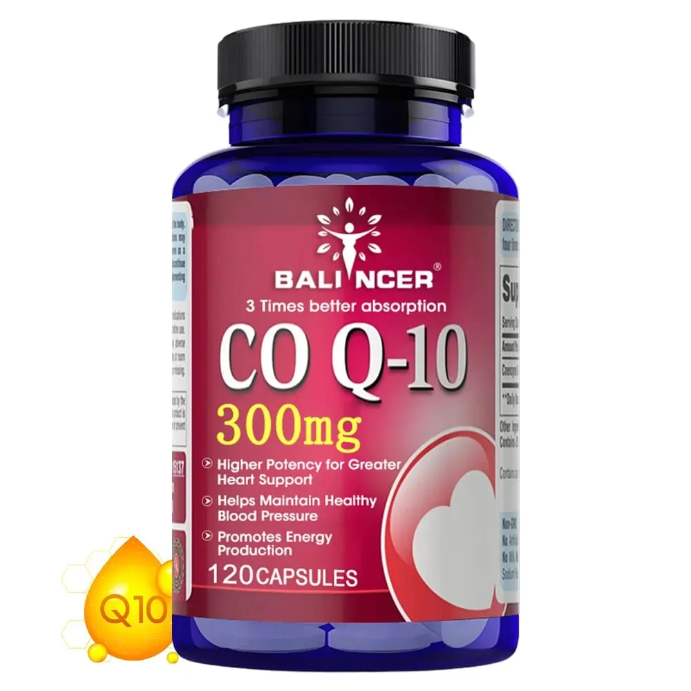 CoQ10 300mg tobolky - vysoce vstřebatelný antioxidant kardiovaskulární podpora srdeční energie veganské bez GMO bez lepku — image 2