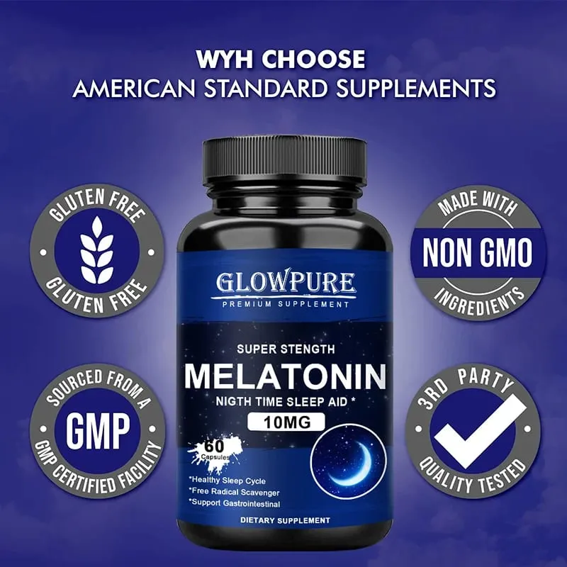 Kapsul Melatonin 10 mg - Melegakan Insomnia Kualiti Tidur Sihat Melegakan Tekanan Tidur Nyenyak — image 4