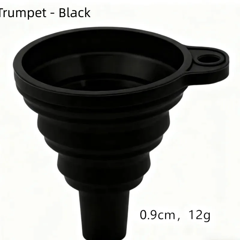 1/3/5/10 pcs S L Folding Silicone Funnel for Filling Bottles Kitchen Silicone Funnel Collapsible Kitchen Gadgets Oil Filler — image 14
