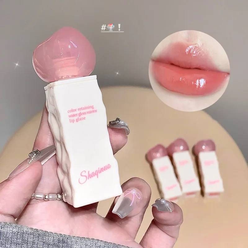Clear Moisturizing Mirror Vand Flydende Læbestift Holdbar Hydrating Pink Lip Gloss Plumping Sexy Lip Tint Makeup Korean Cosmetics — image 6