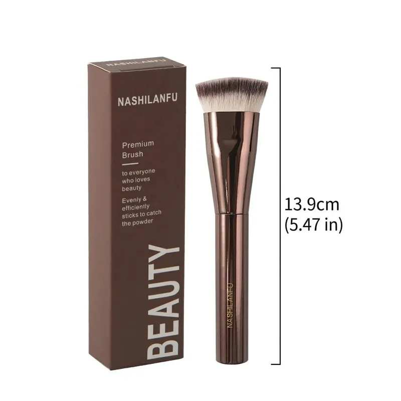 Serie de brochas de maquillaje, base en polvo, corrector, colorete, contorno, sombra de ojos, delineador de ojos, punteado, resaltador, cepillo para esculpir