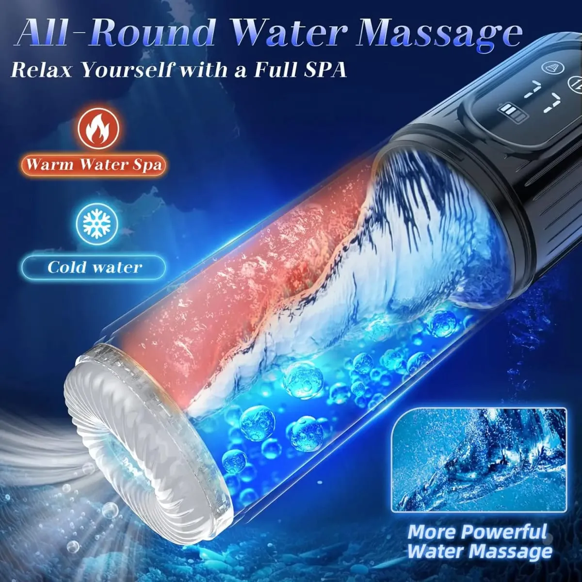 High Speed Automatic Thrusting Rotating Piston Stroker Masturbator Telescopic Vagina Blowjob Masturbation Sex Toys for Men 18 — image 3