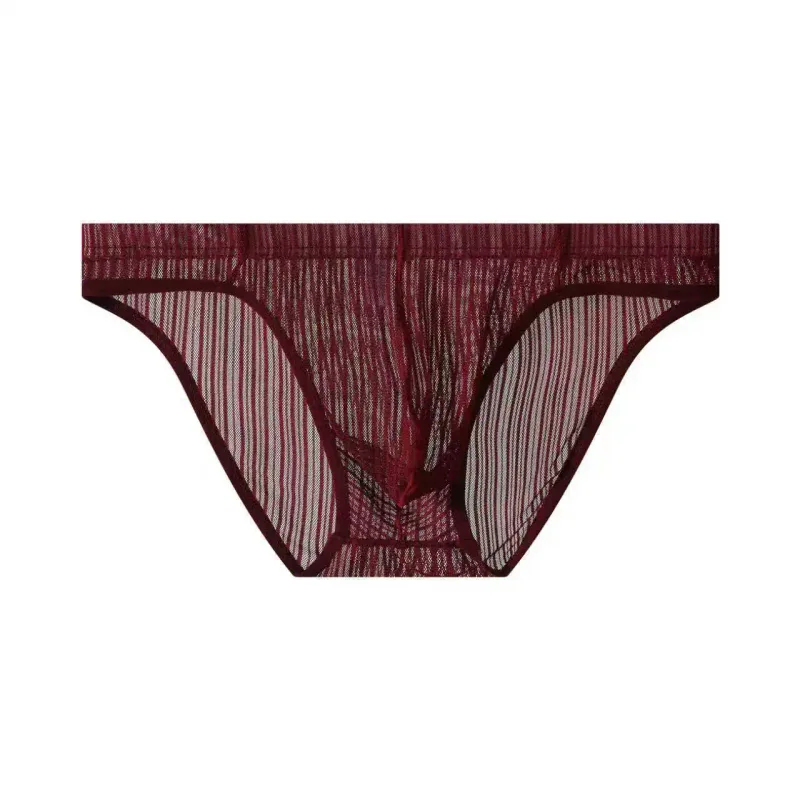 Intimo trasparente da uomo Slip trasparenti Mutande con custodia rigonfia Mutande morbide Mutandine trasparenti da uomo Lingerie ultra sottile