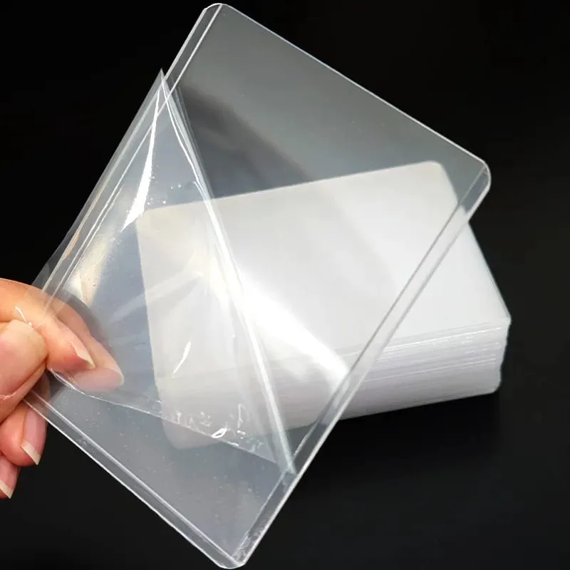 Manchons de cartes en Film de protection rigide, 25 à 150 pièces, support anti-rayures, protecteur adapté aux cartes de sport de baseball YuGiOh Pokemon, jouet — image 2