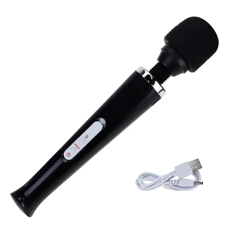 เครื่องสั่นที่มีประสิทธิภาพ Body Massager 10 Speed Ultra ขนาดใหญ่ AV Stick G-spot Dildo Clitoral Stimulator ผลิตภัณฑ์เพศ Sex Toy สำหรับผู้หญิง — image 12