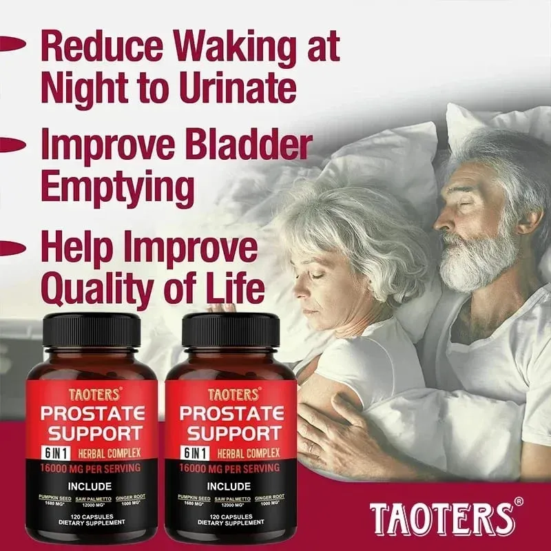Palmier nain naturel – Le supplément de soutien à la santé de la prostate améliore la fréquence et l'urgence des toilettes, favorise une croissance saine des cheveux. — image 3