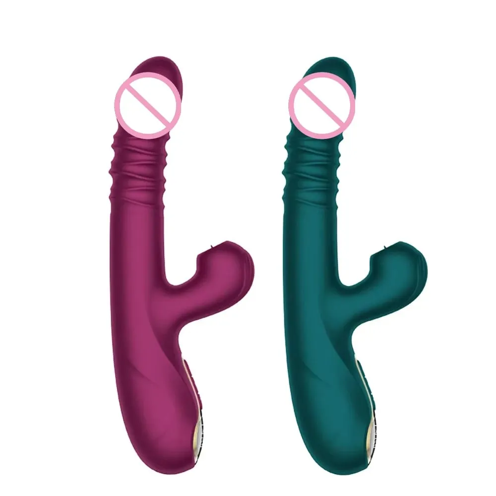 Godemiché vibrateur rétractable pour femmes, Piston rapide, chauffage, succion de la langue, léchage du point G, mamelon, vagin, masturbateur, jouets sexuels pour Couple — image 5