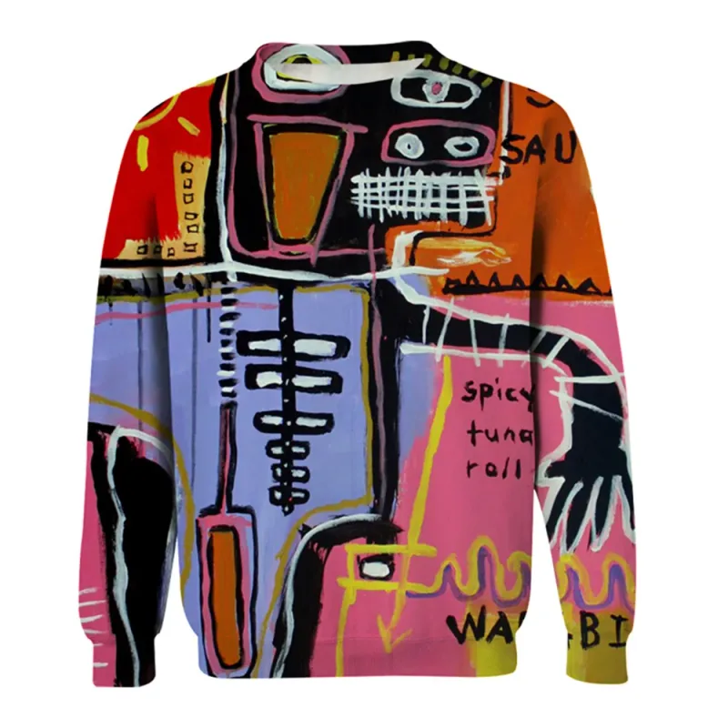 สำหรับผู้ชาย กราฟฟิค เสื้อเชิ้ตสำหรับผู้ชาย กราฟฟิตี้ เสื้อสวมหัว เสื้อแขนยาว คอกลม แฟชั่น ทุกวัน ไม่เป็นทางการ วันหยุด วันหยุด ใหม่ — image 16