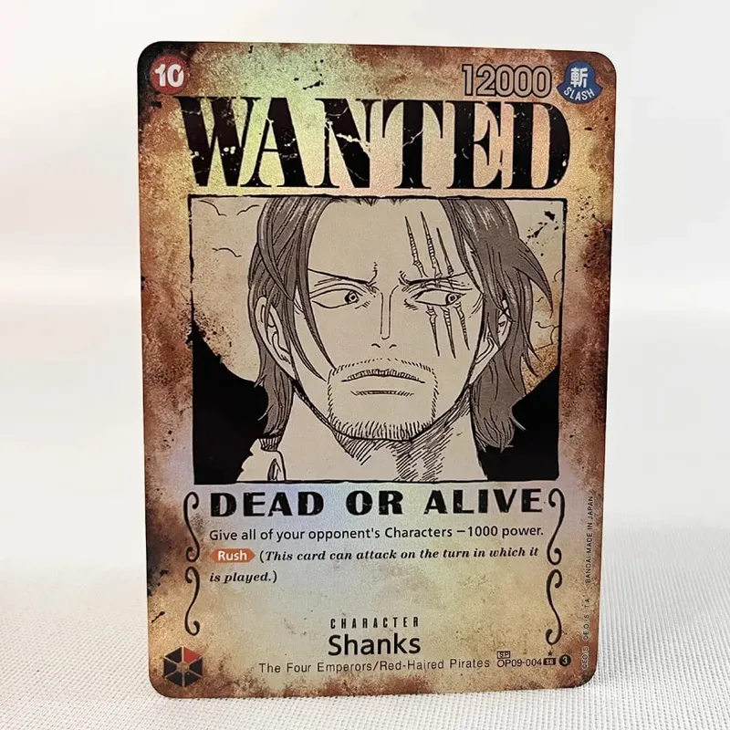ONE PIECE Retro Wanted styl plakatu Proxy gra karciana Luffy Buggy Shanks Ace Anime OPCG/PTCG karta/kolekcja karta kolekcjonerska — image 8