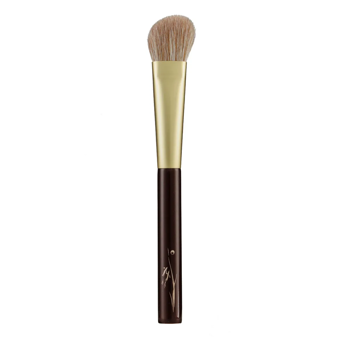 SD14 Professionel håndlavet makeup børste lille kontur næse skygge børste blød gede rød ræve hår makeup børster — image 2