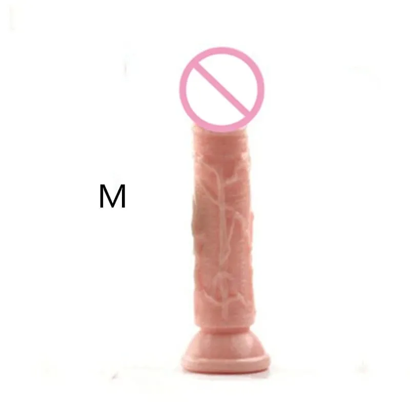 KWD Erotis Lembut Jelly Anal Butt Plug Realistis Cangkir Hisap Kuat Mainan Dewasa G-spot Orgasme Penis Besar Seks mainan untuk Wanita — image 22