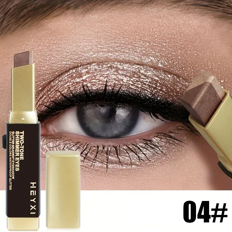 Double Color Eye Shadow Stick Naturally Tinged Not Easy to Mottle Off Makeup Pure Color Create Natural Makeup Effect — image 10