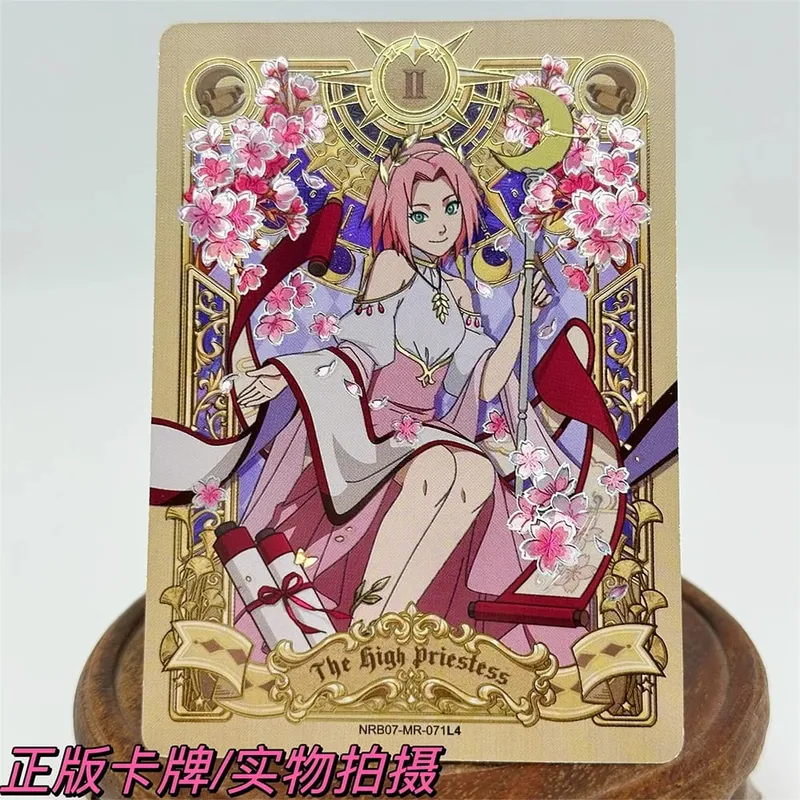 MR CARD serie 38 ~ 72 NARUTO Haruno Sakura Uchiha Sasuke juego de bronceado tarjeta de colección regalo de cumpleaños de Navidad — image 5