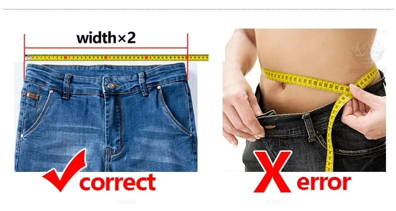 Jeans Pria Pinggang Elastis Sepenuhnya Kualitas Tinggi Celana Lurus Serut Lembut Katun Celana Panjang Kasual Korea Pria Ukuran Besar S-5XL — image 9