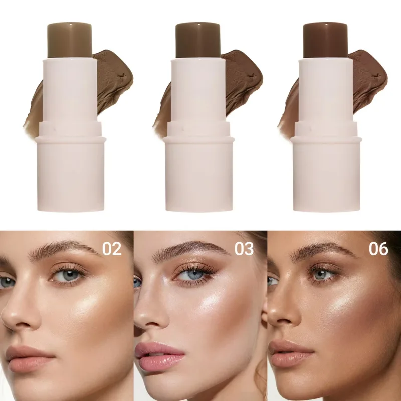 3 Warna Penyamar Liputan Penuh untuk Pembaikan Cetakan Bintik Jerawat Lingkaran Gelap Kontur Krim Lorek Palet Asas Muka Makeup Korea — image 7