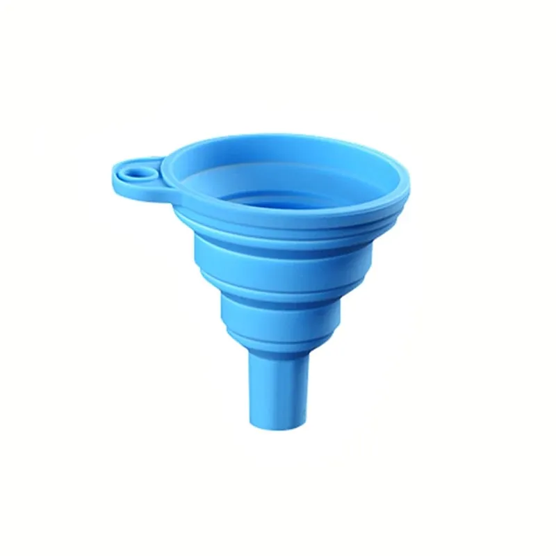 Entonnoir en Silicone pliable, trémie de remplissage S/L pour pot de cuisine, distributeur de bouteilles de vin, transfert automatique d'huile moteur et d'essence