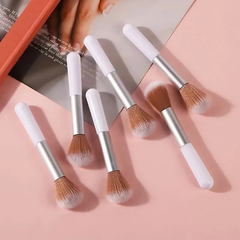 1Pcs Runde Griff Multifunktionale Make-Up Pinsel Mädchen Professionelle Powder Foundation Rouge Pinsel Kosmetische Zubehör — image 3
