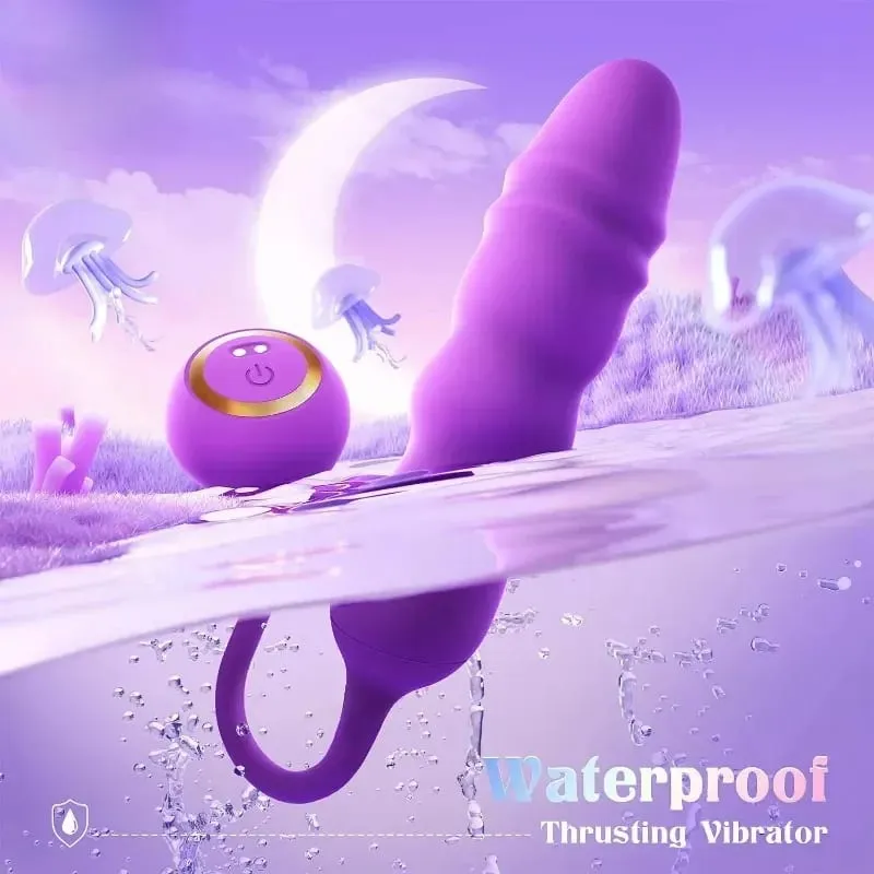 Stimolazione del clitoride Inserisci vibratore del vibratore del punto G. Vibratore del clitoride 10 tipi di vibrazione 9 tipi di giocattoli sessuali con dildo di spinta 18+ — image 6
