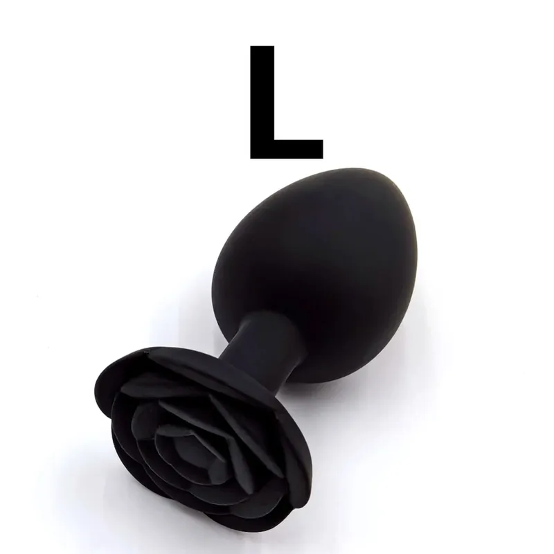 Zachte Siliconen Rose Bloem Anale Plug Beginner Tot Expert 3 Maten Butt Plug Anus Trainer Dildo Adule Speeltjes voor Paar Vrouwen Mannen — image 12