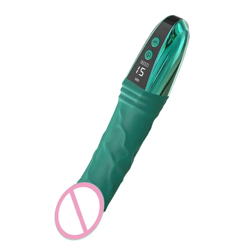 Weibliche LCD Display Vibrator Klitoris Nippel Gspot Tease Dildo Stimulator Vagina Anal Masturbator Sex Spielzeug für Frauen Männliche Paare