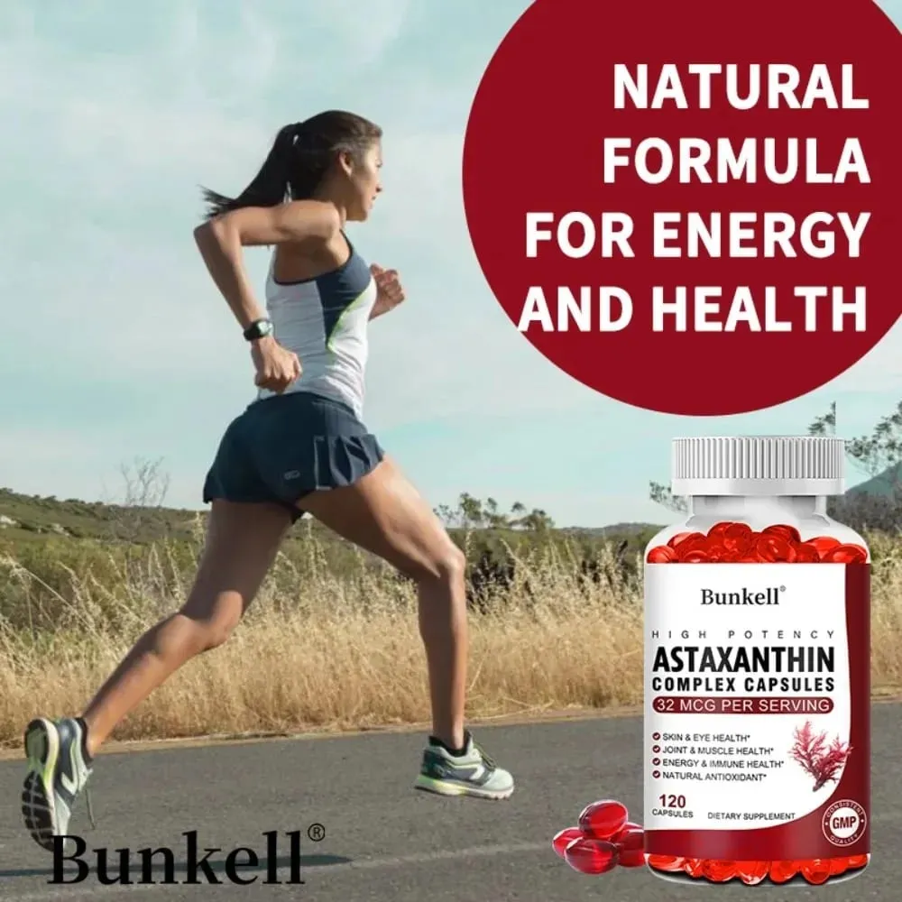 Antarctic Krill Oil 120mg Astaxanthin 32mcg Capsules(EPA DHA) Support Joint and Skin Immunity Cardiovascular Health — image 2