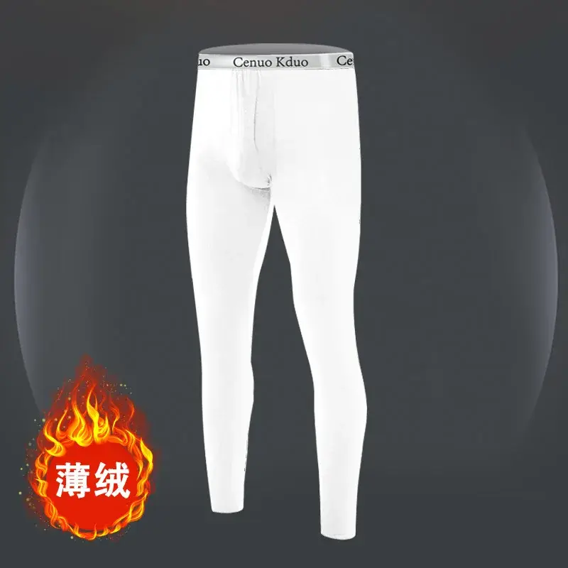 Men Long Johns Thermal Skin-Friendly Underwear Winter Warm Long Pants Male Soft Elastic Large Size Leggings Comfortable Tights