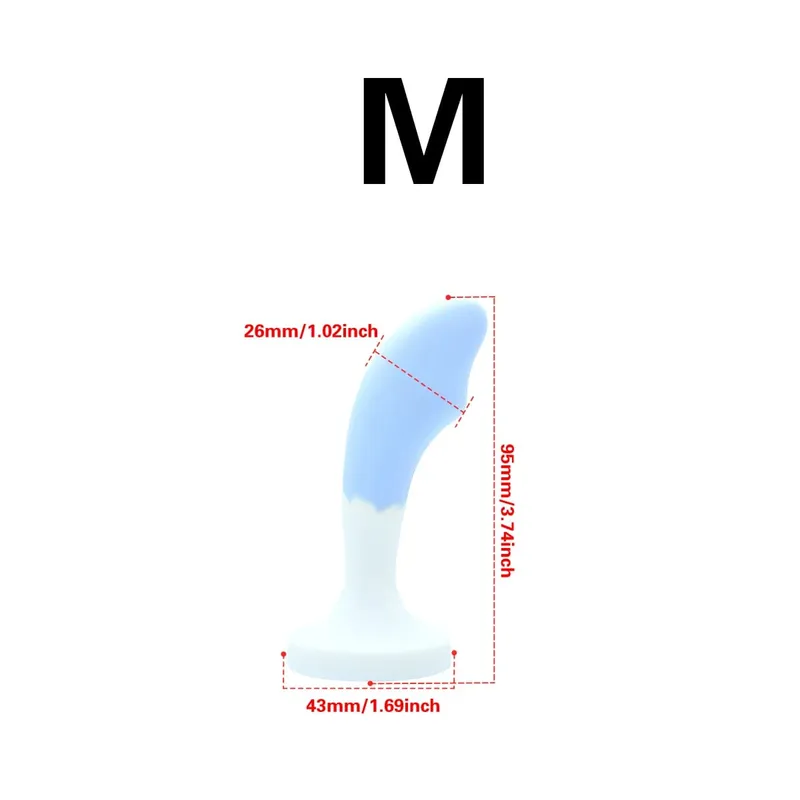 Silicone Anal Plug G-point Massage Gem Crystal Base Butt Plug Anal Masturbation Stimulator Anal Dilatancy Dildos Adult Sex Toys — image 14