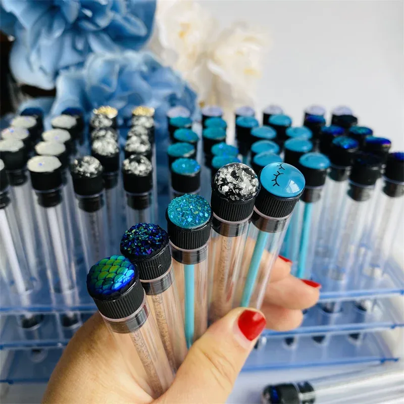 10 pz Riutilizzabile Ciglia Pennello Tubo per Estensione Ciglia Usa E Getta Mascara Bacchette Sopracciglio Applicatore Pennello Ciglia Pennelli — image 2