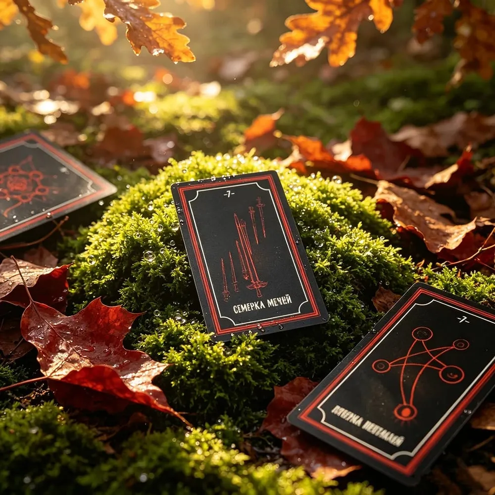 Versione russa Tarocchi Carte A 78 Mazzi Carte Divinazione del Destino Gioco da tavolo Gioco con guida per principianti Regali di Halloween — image 5