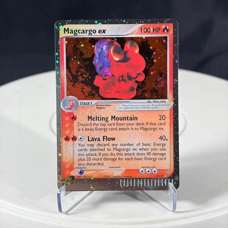 Karty proxy Seria EX Rayquaza Złota gwiazda Charizard Gengar Pikachu Hobby Hobby Kolekcje Kolekcja gier Karty Anime — image 21