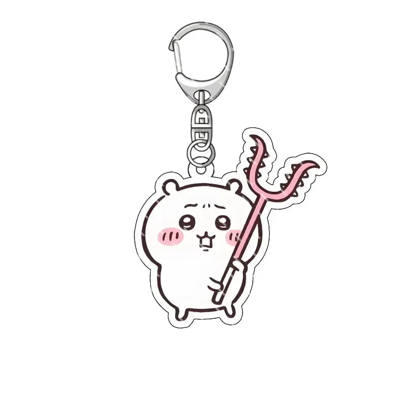 jiyi Pendant Anime Comic Acrylic Peripheral Keychain Hachiware Usagi Cute Pendant Bag Hanging Dekorasyon na Dekorasyon