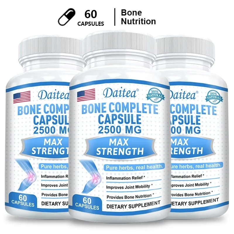 Capsule ossee di collagene Calcio, magnesio e vitamine Supportano la densità ossea Assorbimento del calcio Cartilagine e salute delle articolazioni — image 10