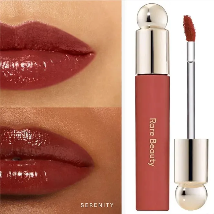 Rare Beauty Melting Cream Blush Makeup Matte Pearlescent Texture Glitter Blush Highlighter Bright Nourish Moisturize Lip Gloss
