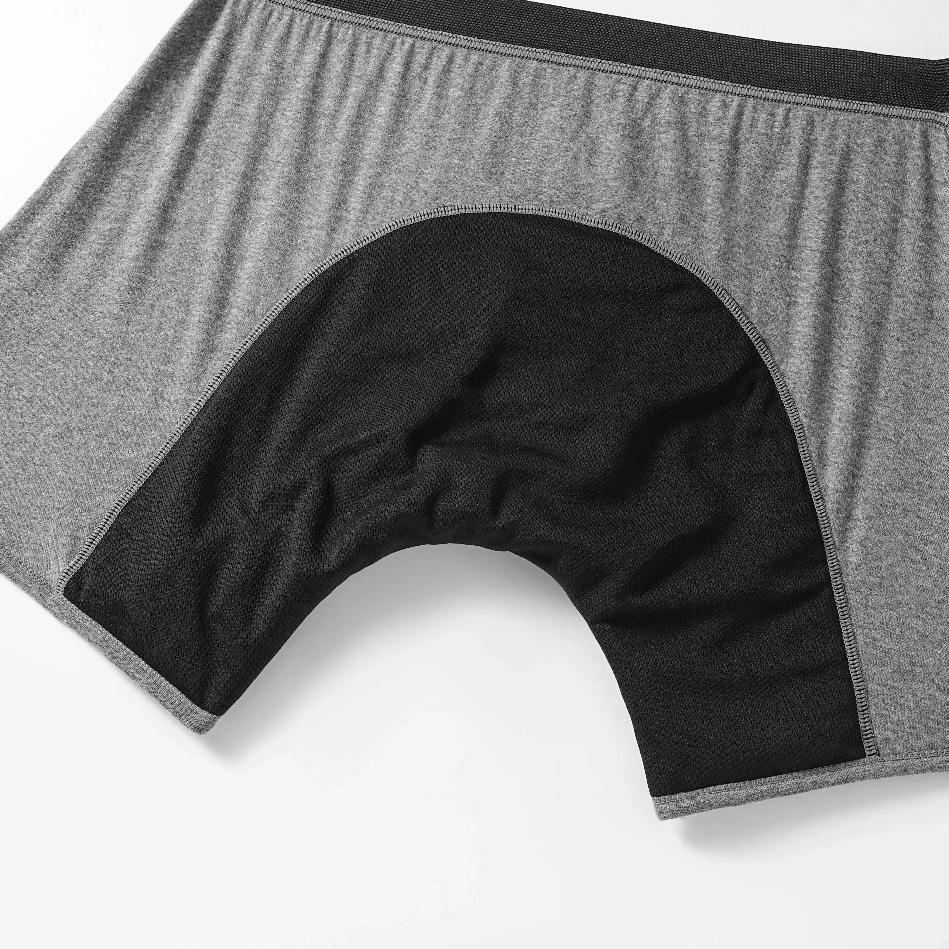 Drop shipping cotton men's incontinence underwear 200ML four-layer absorbent leak-proof menstrual incontinence underwear boxer — image 4