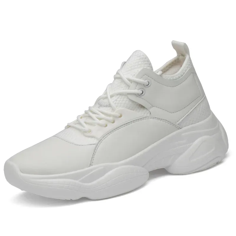 Unsichtbare Schuhe zur Erhöhung der Körpergröße um 10 cm. Herrenschuhe mit dicken Sohlen für Freizeit- und Sportbekleidung. 8-Zoll-Innenhöhenvergrößerer — image 9